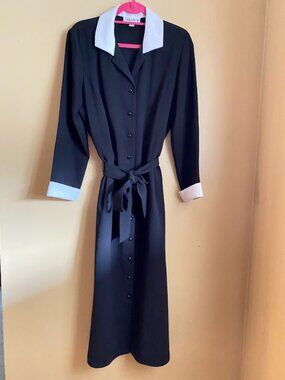 Black & White Button down Danny Nicole Dress